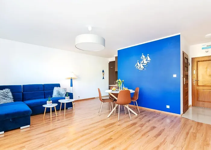 Niebiesko Na Bialym דירה